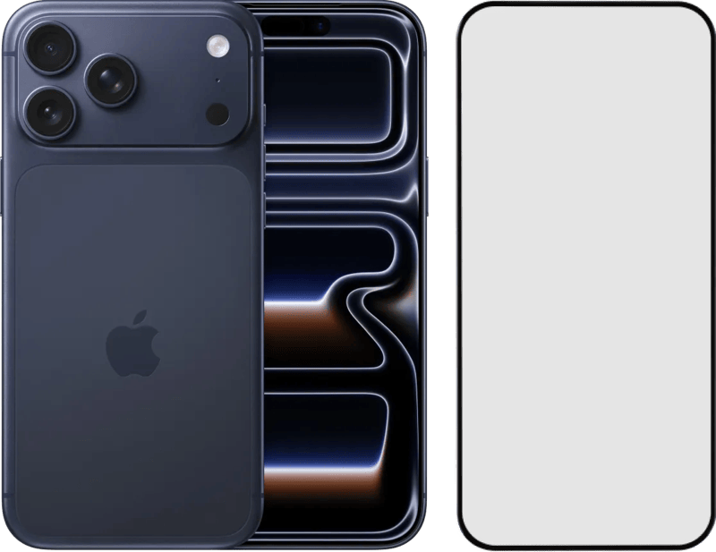 Apple iPhone 17 Pro Max 256GB Blauw + BlueBuilt Screenprotector Glas