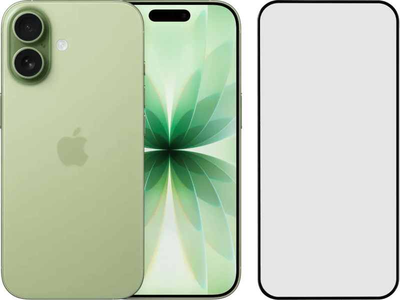 Apple iPhone 17 512GB Groen + BlueBuilt Screenprotector Glas