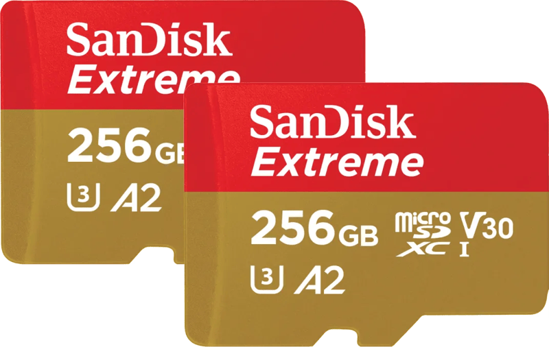 SanDisk MicroSDXC Extreme 256GB 130MB/s Duo Pack