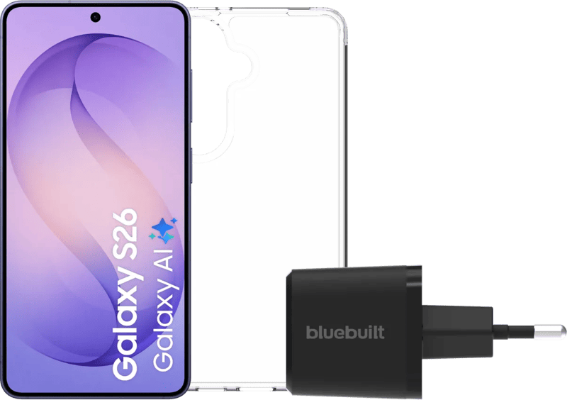 Samsung Galaxy S26 512GB Donkerblauw 5G + Basis Accessoirepakket