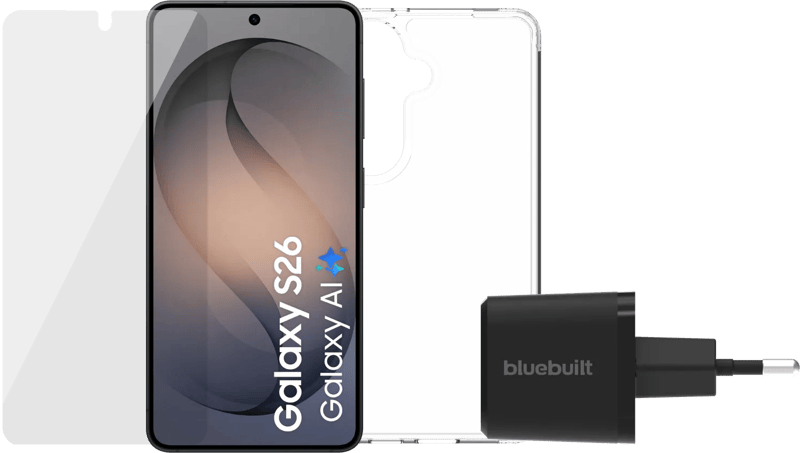 Samsung Galaxy S26 512GB Zwart 5G + Compleet Accessoirepakket