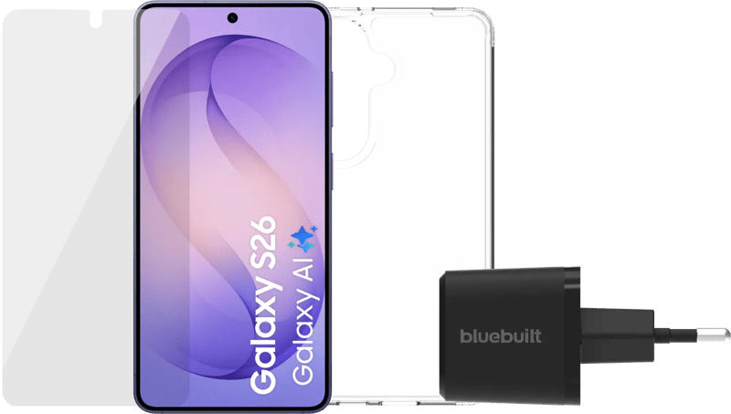 Samsung Galaxy S26 512GB Donkerblauw 5G + Compleet Accessoirepakket