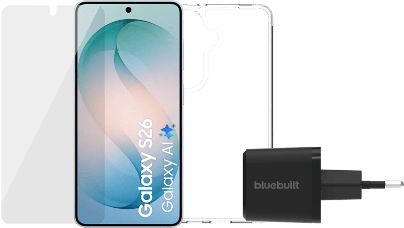 Samsung Galaxy S26 512GB Lichtblauw 5G + Compleet Accessoirepakket
