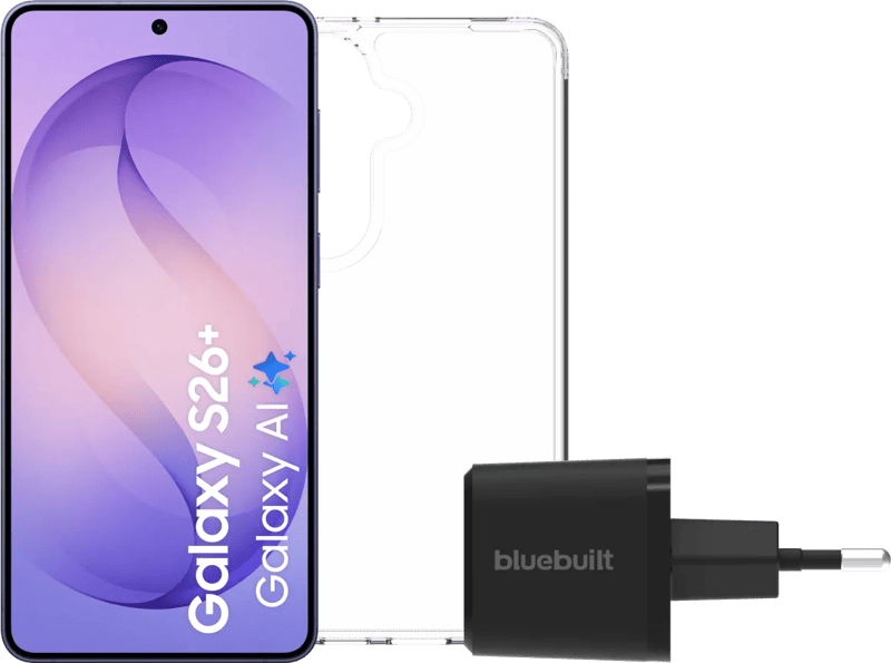 Samsung Galaxy S26 Plus 512GB Donkerblauw 5G + Basis Accessoirepakket