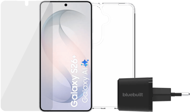 Samsung Galaxy S26 Plus 512GB Wit 5G + Compleet Accessoirepakket