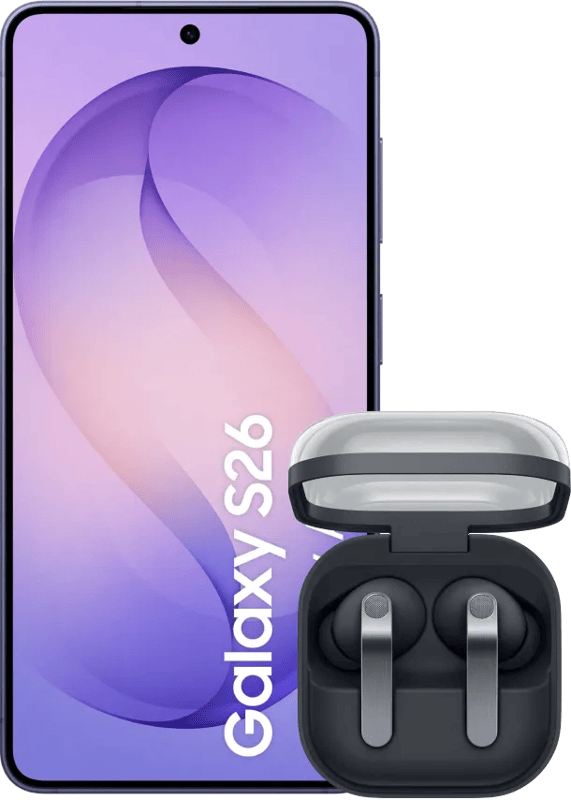 Samsung Galaxy S26 512GB Donkerblauw 5G + Samsung Galaxy Buds4 Pro Zwart