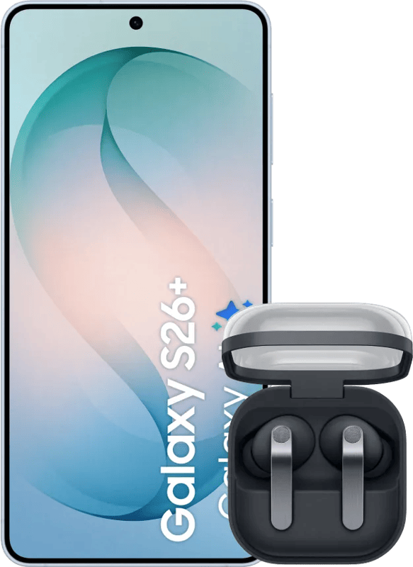 Samsung Galaxy S26 Plus 512GB Lichtblauw 5G + Samsung Galaxy Buds4 Pro Zwart