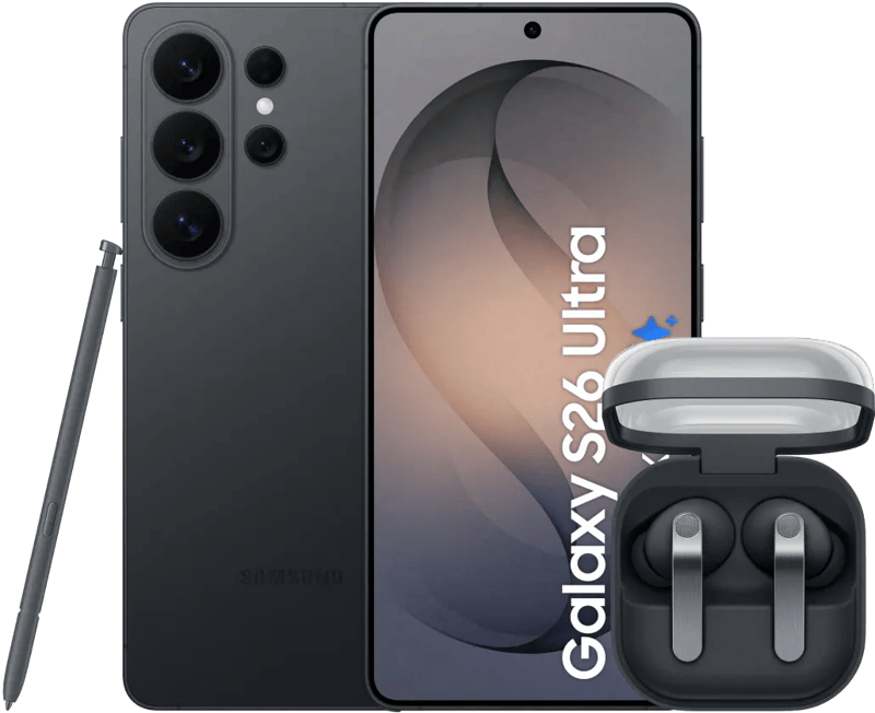 Samsung Galaxy S26 Ultra 512GB Zwart 5G + Samsung Galaxy Buds4 Pro Zwart