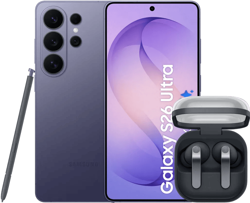 Samsung Galaxy S26 Ultra 1TB Donkerblauw 5G + Samsung Galaxy Buds4 Pro Zwart