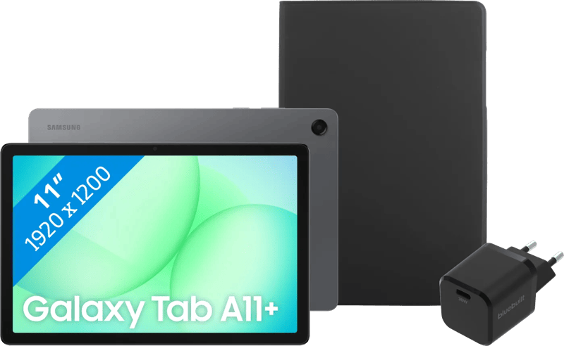 Samsung Galaxy Tab A11 Plus 11 inch 256GB Wifi Grijs + Basis accessoirepakket