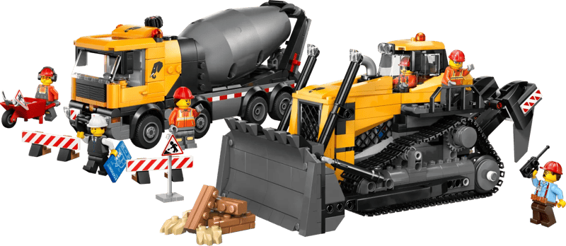 LEGO City bouwvoertuigen duo 60466 + 60478