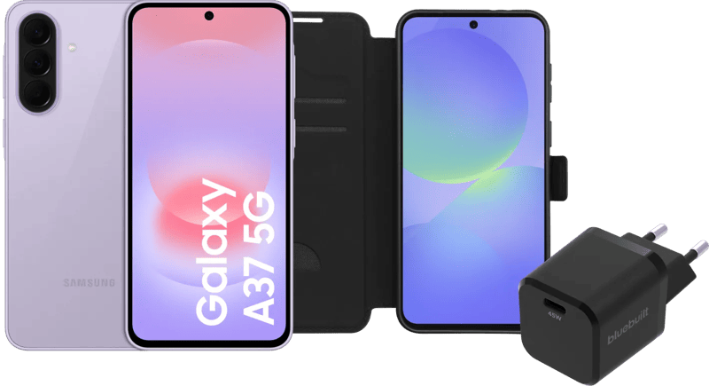 Samsung Galaxy A37 256GB Roze 5G + Basis Accessoirepakket