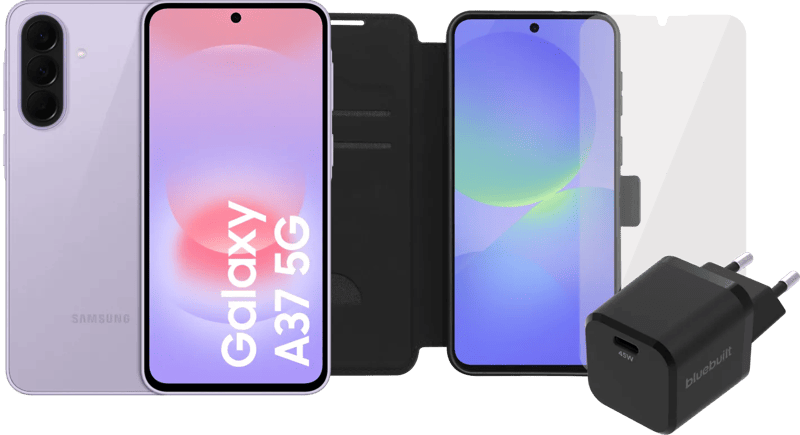 Samsung Galaxy A37 256GB Roze 5G + Compleet Accessoirepakket