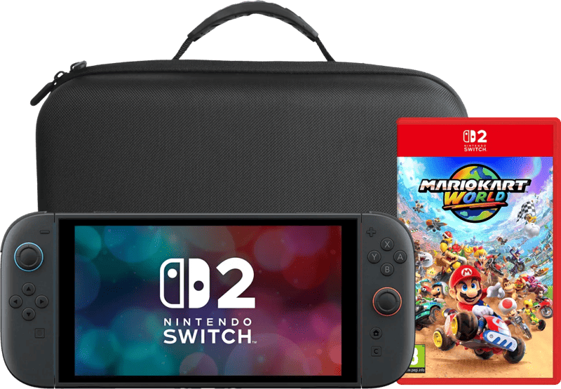 Nintendo Switch 2 (2026) + Mario Kart World + BlueBuilt Travel Case