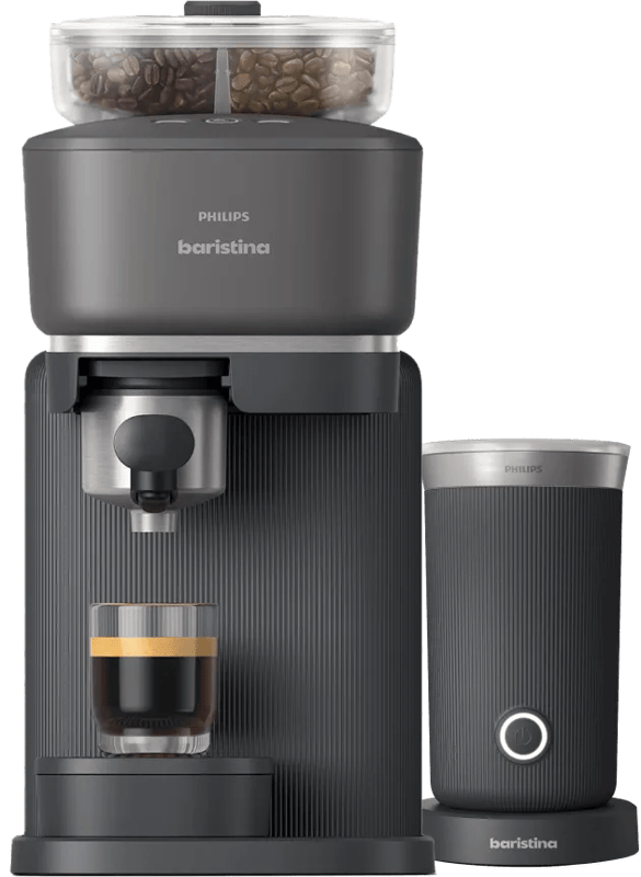 Philips Baristina Bean Swap BAR320/60 Zwart + Melkopschuimer