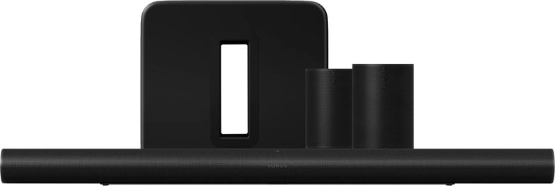 Sonos Arc Ultra Zwart + Era 100 SL Home Cinema Set Zwart