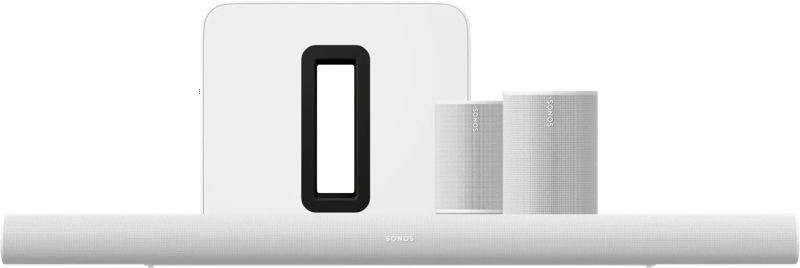 Sonos Arc Ultra Wit + Era 100 SL Home Cinema Set Wit
