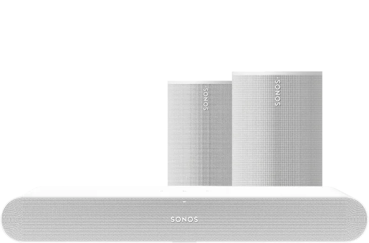 Sonos Ray Wit + Era 100 SL Duopack Wit