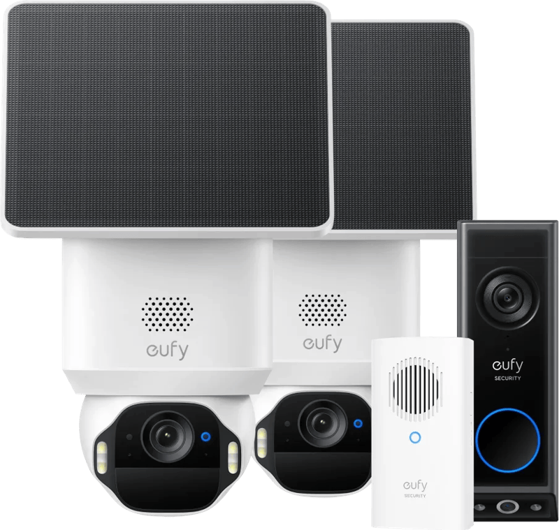 Anker eufy SoloCam E42 Duo Pack + Video Doorbell E340 + Chime
