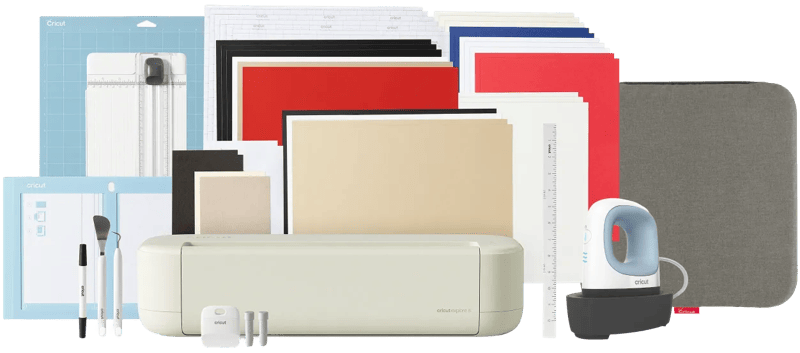Cricut Explore 5 Essentials + EasyPress Mini bundel
