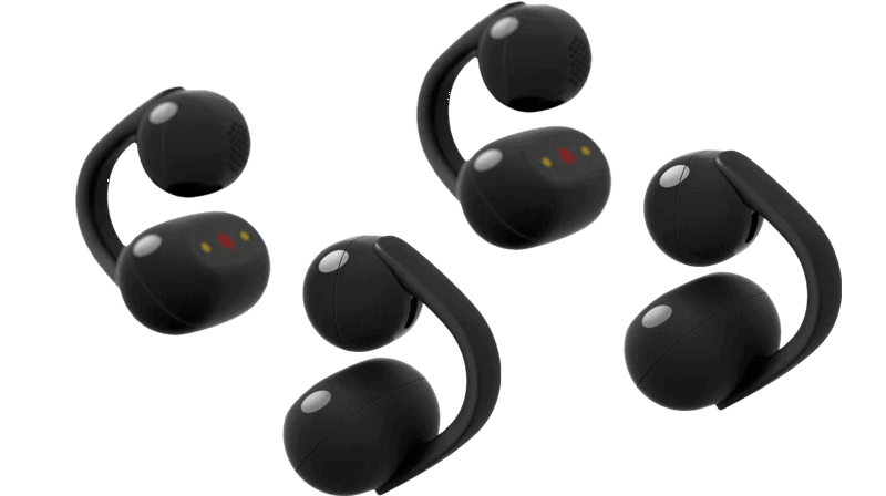 Sony Linkbuds Clip Zwart Duo Pack
