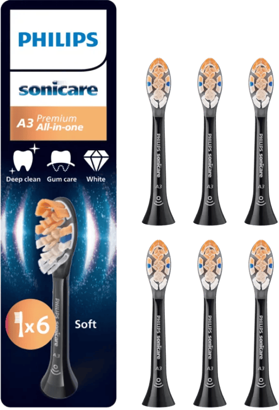 Philips Sonicare Premium All-in-One Zwart (6 stuks)
