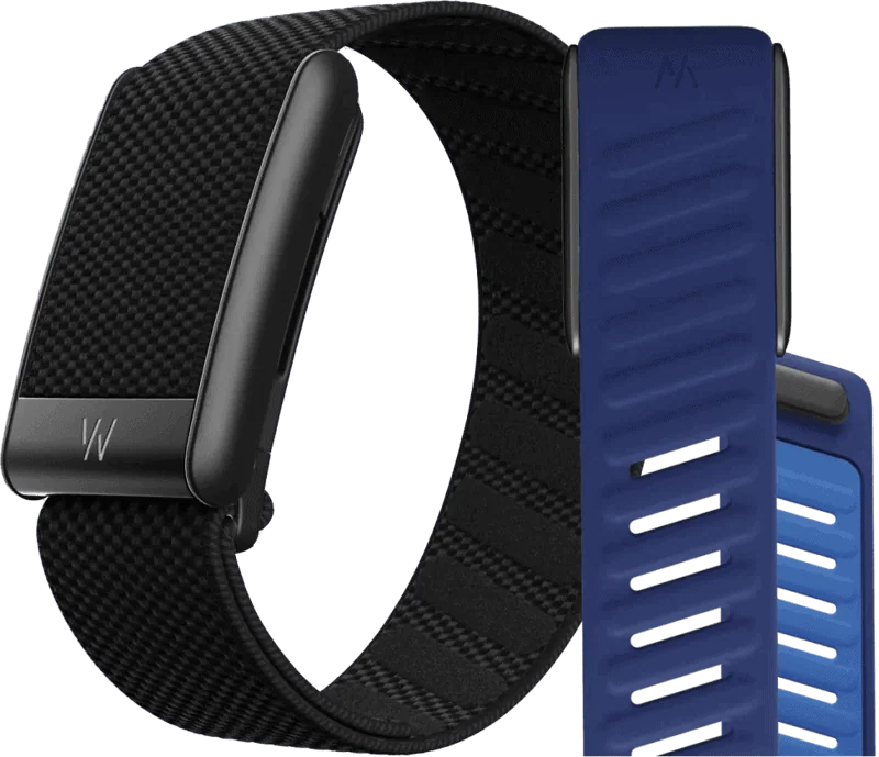 WHOOP 5.0 Peak Zwart Abonnement 1 Jaar + WHOOP 5.0 SportFlex Band Blauw