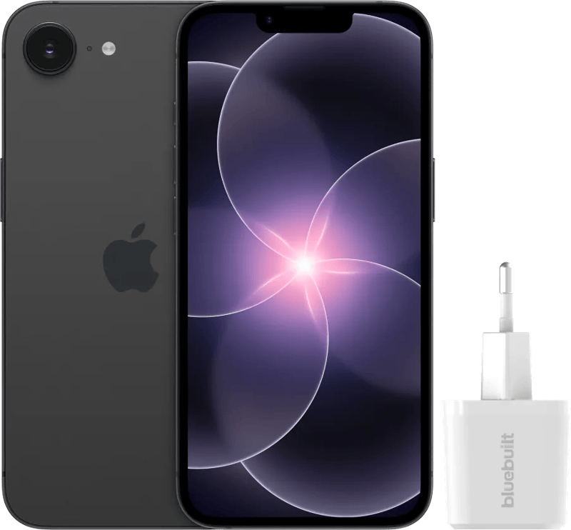 Apple iPhone 17e 256GB Zwart + Snellader