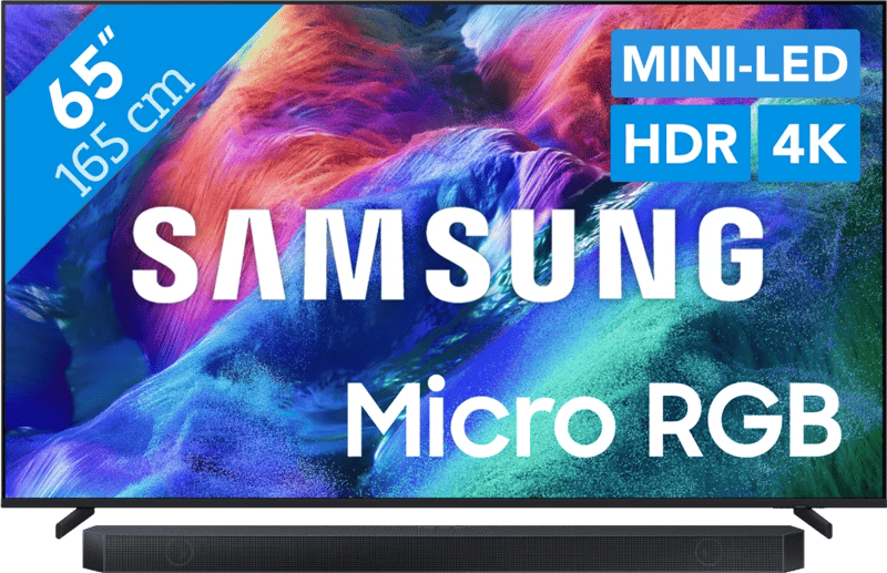Samsung Micro RGB 65″ R85H (2026) + Samsung HW-Q600H (2026)