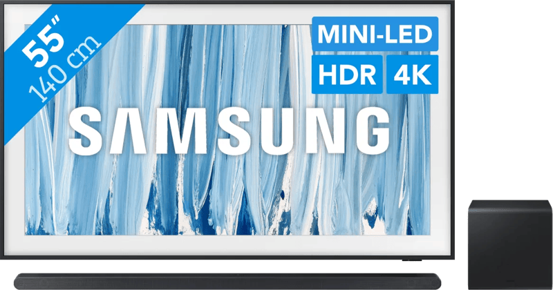 Samsung 55″ The Frame Pro (2026) + Samsung HW-S800D Zwart (2024)