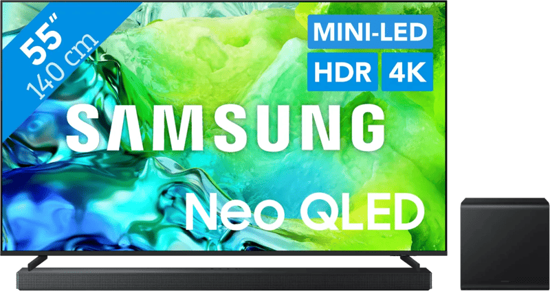 Samsung Neo QLED 55" QN80H (2026) + Samsung HW-QS700F (2025)