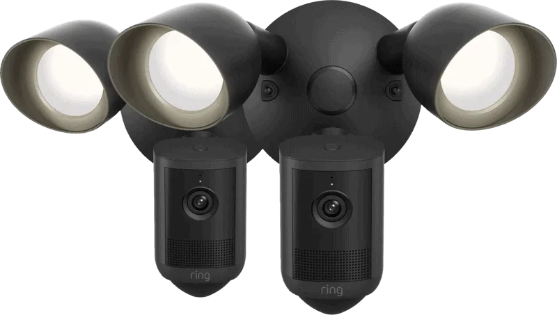 Ring Floodlight Camera 2e Generatie Zwart Duo Pack
