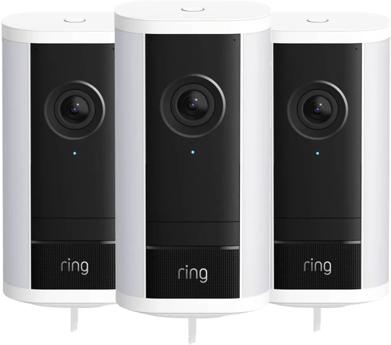 Ring Spotlight Camera Pro 2e Generatie Bedraad Wit 3-Pack