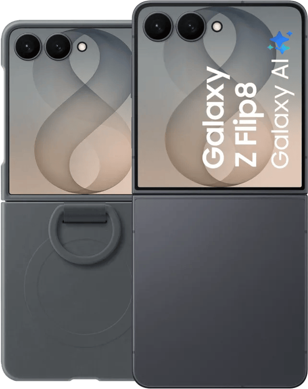 Samsung Galaxy Z Flip 8 512GB Zwart 5G + Siliconen Back Cover met Magneet Zwart