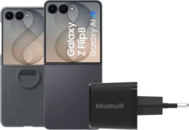 Samsung Galaxy Z Flip 8 512GB Zwart 5G + Accessoirepakket