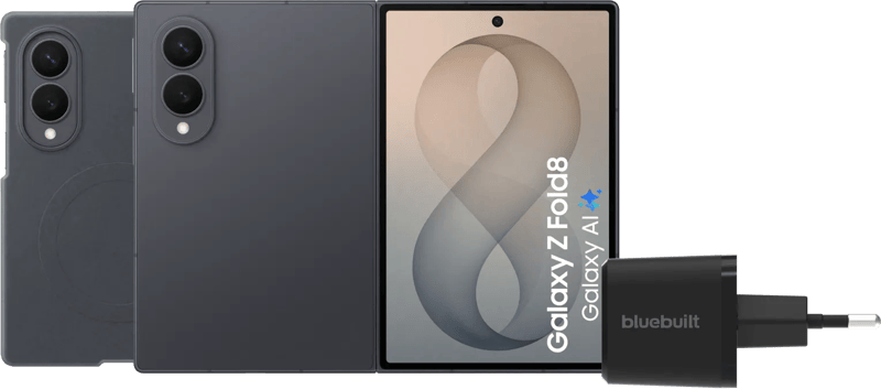 Samsung Galaxy Z Fold 8 512GB Zwart 5G + Accessoirepakket