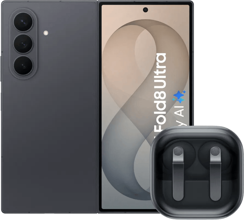 Samsung Galaxy Z Fold 8 Ultra 256GB Zwart 5G + Samsung Galaxy Buds4 Pro Zwart