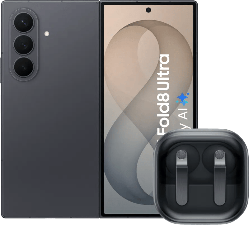 Samsung Galaxy Z Fold 8 Ultra 512GB Zwart 5G + Samsung Galaxy Buds4 Pro Zwart