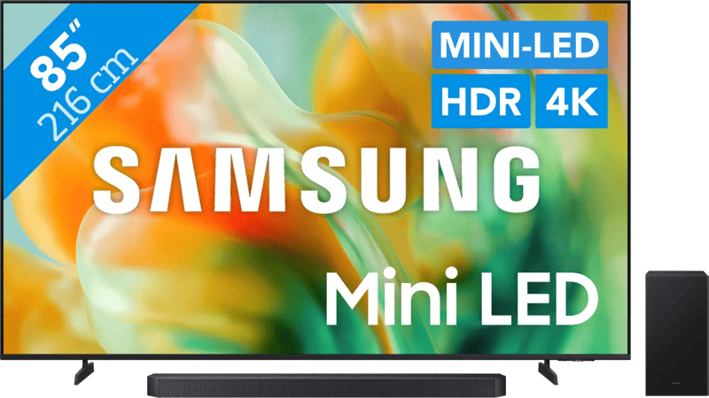 Samsung Mini-led 85″ M80H (2026) + Samsung HW-Q600F (2025)