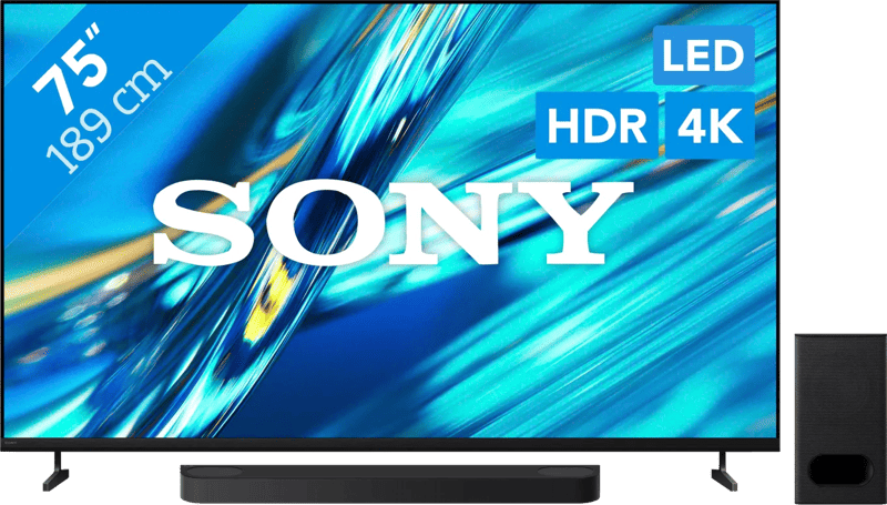 Sony Bravia 3 II Led 75″ (2026) + Sony Bravia Theatre Bar 6 Zwart