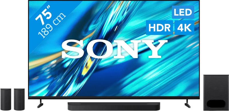 Sony Bravia 3 II Led 75″ (2026) + Sony Bravia Theatre System 6 Zwart