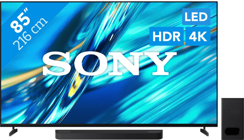 Sony Bravia 3 II Led 85″ (2026) + Sony Bravia Theatre Bar 6 Zwart