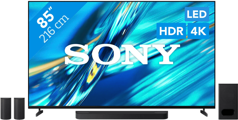 Sony Bravia 3 II Led 85″ (2026) + Sony Bravia Theatre System 6 Zwart