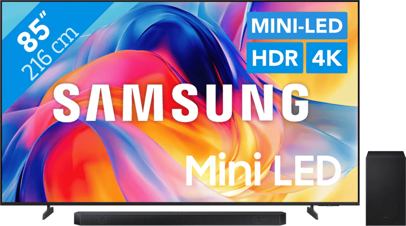 Samsung Mini-led 85″ M73H (2026) + Samsung HW-Q600H (2026)