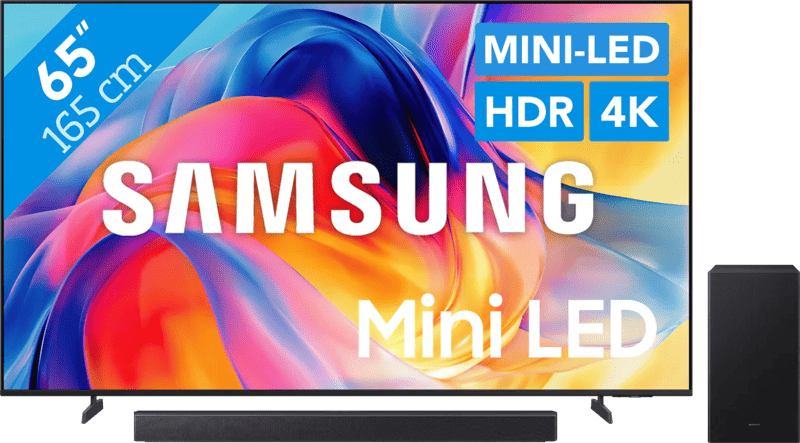 Samsung Mini-led 65″ M73H (2026) + Samsung HW-B450F (2025)