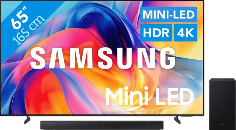 Samsung Mini-led 65″ M73H (2026) + Samsung HW-B66CF (2025)