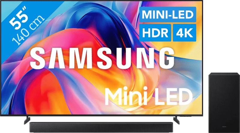 Samsung Mini-led 55″ M73H (2026) + Samsung HW-B66CF (2025)