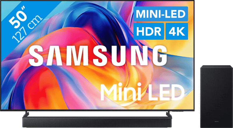Samsung Mini-led 50″ M73H (2026) + Samsung HW-B66CF (2025)