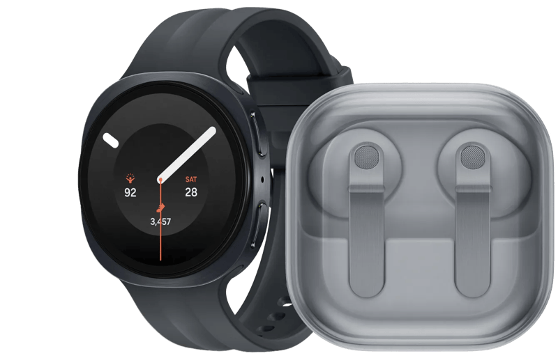 Samsung Galaxy Watch 9 Zwart 40mm + Samsung Galaxy Buds4 Wit