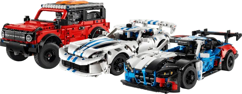 LEGO Autos Trio 42213 + 42226 + 42234